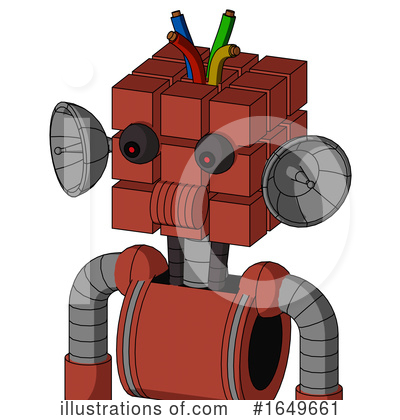 Royalty-Free (RF) Robot Clipart Illustration by Leo Blanchette - Stock Sample #1649661
