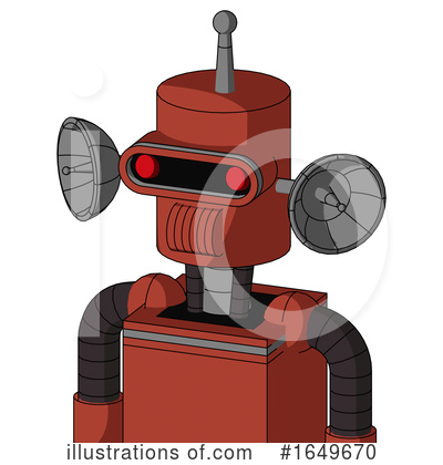 Royalty-Free (RF) Robot Clipart Illustration by Leo Blanchette - Stock Sample #1649670