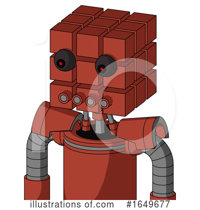 Royalty-Free (RF) Robot Clipart Illustration by Leo Blanchette - Stock Sample #1649677