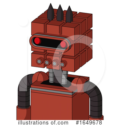 Royalty-Free (RF) Robot Clipart Illustration by Leo Blanchette - Stock Sample #1649678