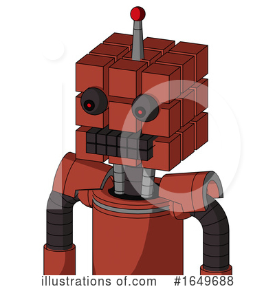 Royalty-Free (RF) Robot Clipart Illustration by Leo Blanchette - Stock Sample #1649688
