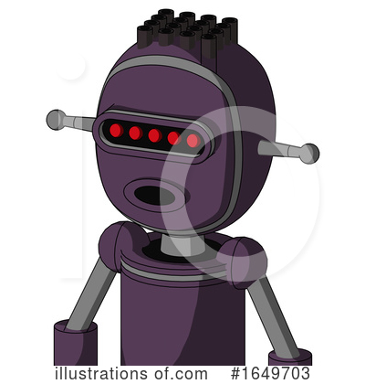 Royalty-Free (RF) Robot Clipart Illustration by Leo Blanchette - Stock Sample #1649703