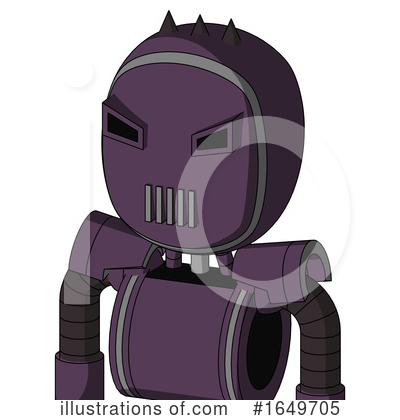 Royalty-Free (RF) Robot Clipart Illustration by Leo Blanchette - Stock Sample #1649705