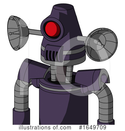 Royalty-Free (RF) Robot Clipart Illustration by Leo Blanchette - Stock Sample #1649709