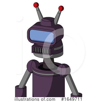 Royalty-Free (RF) Robot Clipart Illustration by Leo Blanchette - Stock Sample #1649711