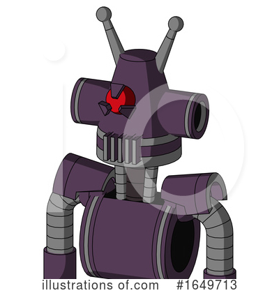 Royalty-Free (RF) Robot Clipart Illustration by Leo Blanchette - Stock Sample #1649713