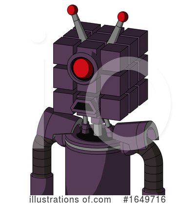 Royalty-Free (RF) Robot Clipart Illustration by Leo Blanchette - Stock Sample #1649716