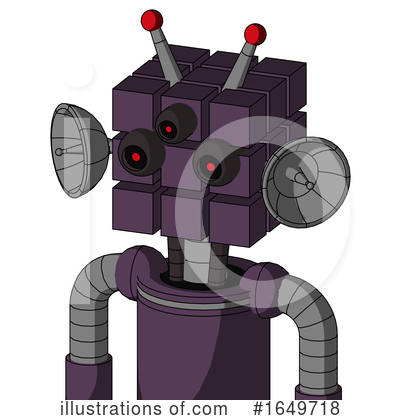 Royalty-Free (RF) Robot Clipart Illustration by Leo Blanchette - Stock Sample #1649718
