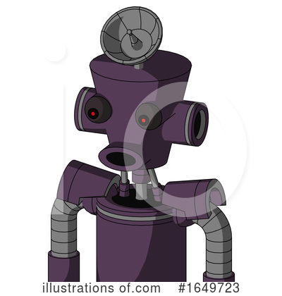 Royalty-Free (RF) Robot Clipart Illustration by Leo Blanchette - Stock Sample #1649723