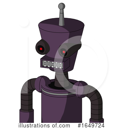 Royalty-Free (RF) Robot Clipart Illustration by Leo Blanchette - Stock Sample #1649724