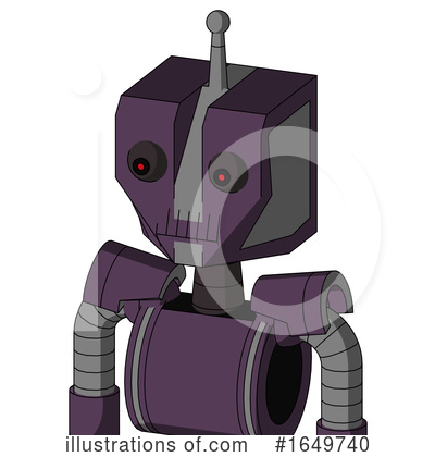 Royalty-Free (RF) Robot Clipart Illustration by Leo Blanchette - Stock Sample #1649740