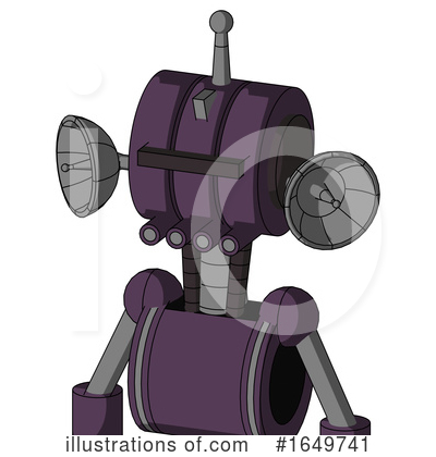 Royalty-Free (RF) Robot Clipart Illustration by Leo Blanchette - Stock Sample #1649741