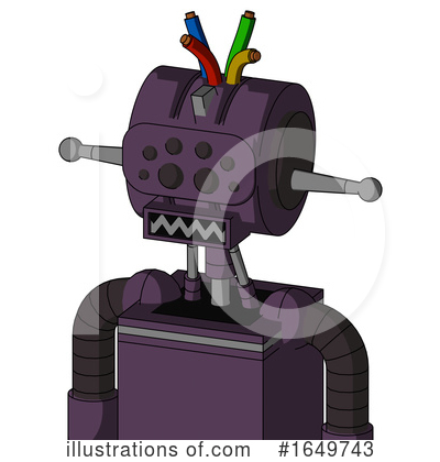 Royalty-Free (RF) Robot Clipart Illustration by Leo Blanchette - Stock Sample #1649743