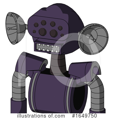 Royalty-Free (RF) Robot Clipart Illustration by Leo Blanchette - Stock Sample #1649750