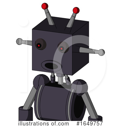 Royalty-Free (RF) Robot Clipart Illustration by Leo Blanchette - Stock Sample #1649757