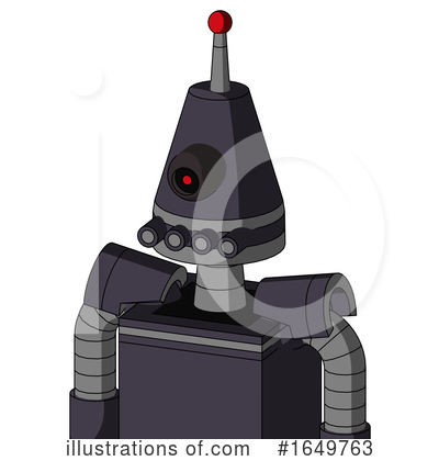 Royalty-Free (RF) Robot Clipart Illustration by Leo Blanchette - Stock Sample #1649763