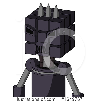 Royalty-Free (RF) Robot Clipart Illustration by Leo Blanchette - Stock Sample #1649767