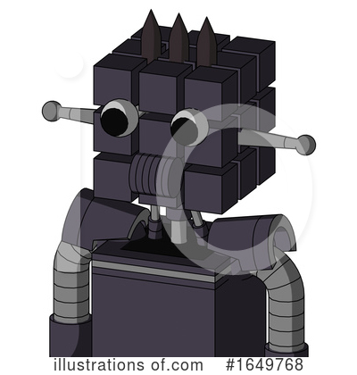 Royalty-Free (RF) Robot Clipart Illustration by Leo Blanchette - Stock Sample #1649768