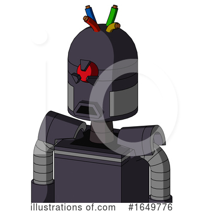 Royalty-Free (RF) Robot Clipart Illustration by Leo Blanchette - Stock Sample #1649776