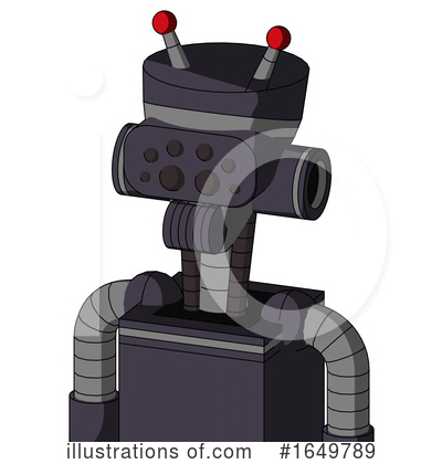 Royalty-Free (RF) Robot Clipart Illustration by Leo Blanchette - Stock Sample #1649789