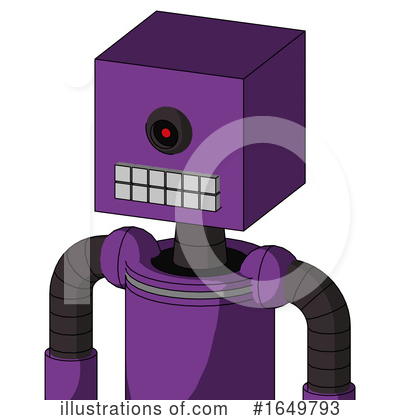 Royalty-Free (RF) Robot Clipart Illustration by Leo Blanchette - Stock Sample #1649793