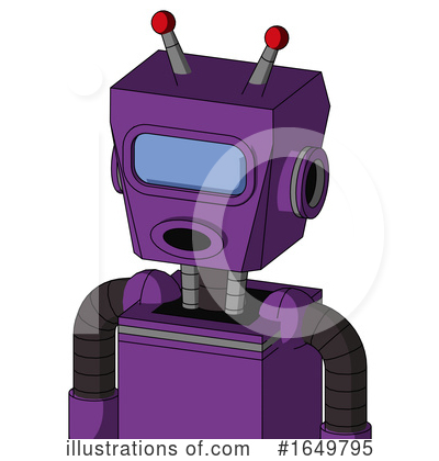Royalty-Free (RF) Robot Clipart Illustration by Leo Blanchette - Stock Sample #1649795