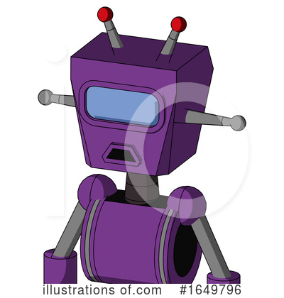 Royalty-Free (RF) Robot Clipart Illustration by Leo Blanchette - Stock Sample #1649796
