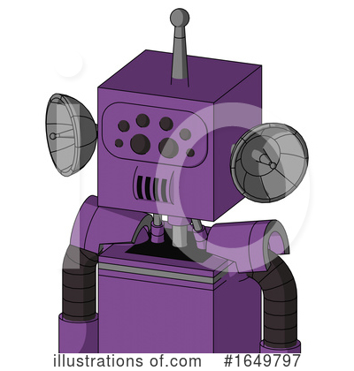 Royalty-Free (RF) Robot Clipart Illustration by Leo Blanchette - Stock Sample #1649797