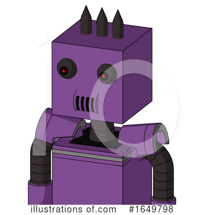 Royalty-Free (RF) Robot Clipart Illustration by Leo Blanchette - Stock Sample #1649798