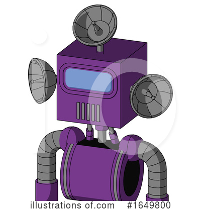 Royalty-Free (RF) Robot Clipart Illustration by Leo Blanchette - Stock Sample #1649800