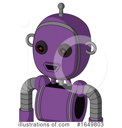 Royalty-Free (RF) Robot Clipart Illustration by Leo Blanchette - Stock Sample #1649803