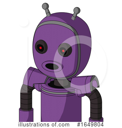 Royalty-Free (RF) Robot Clipart Illustration by Leo Blanchette - Stock Sample #1649804