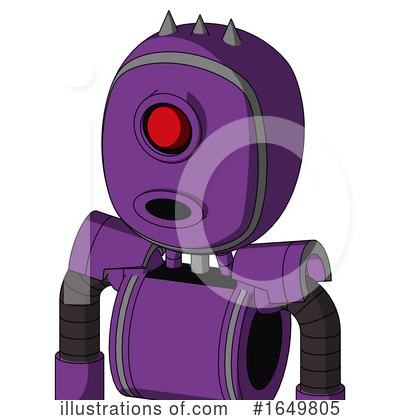 Royalty-Free (RF) Robot Clipart Illustration by Leo Blanchette - Stock Sample #1649805