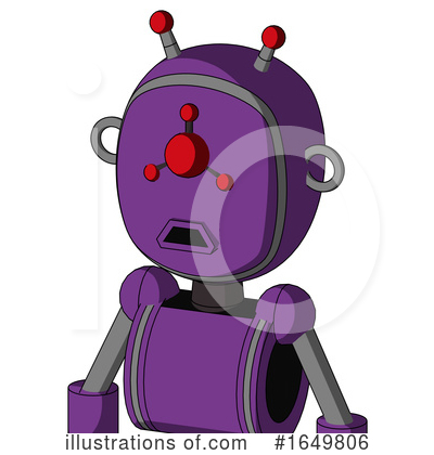 Royalty-Free (RF) Robot Clipart Illustration by Leo Blanchette - Stock Sample #1649806
