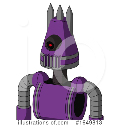 Royalty-Free (RF) Robot Clipart Illustration by Leo Blanchette - Stock Sample #1649813