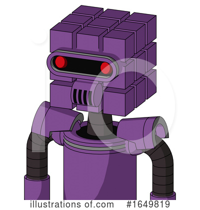 Royalty-Free (RF) Robot Clipart Illustration by Leo Blanchette - Stock Sample #1649819
