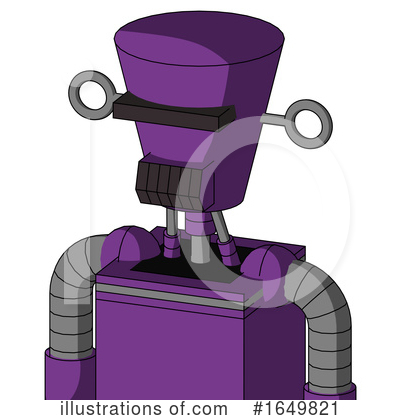 Royalty-Free (RF) Robot Clipart Illustration by Leo Blanchette - Stock Sample #1649821