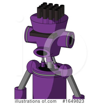 Royalty-Free (RF) Robot Clipart Illustration by Leo Blanchette - Stock Sample #1649823