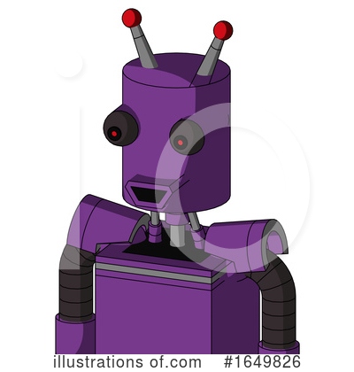 Royalty-Free (RF) Robot Clipart Illustration by Leo Blanchette - Stock Sample #1649826