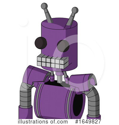 Royalty-Free (RF) Robot Clipart Illustration by Leo Blanchette - Stock Sample #1649827