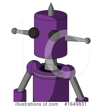 Royalty-Free (RF) Robot Clipart Illustration by Leo Blanchette - Stock Sample #1649831