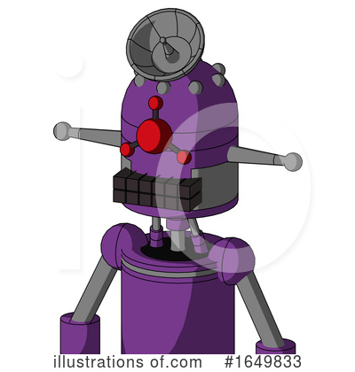 Royalty-Free (RF) Robot Clipart Illustration by Leo Blanchette - Stock Sample #1649833