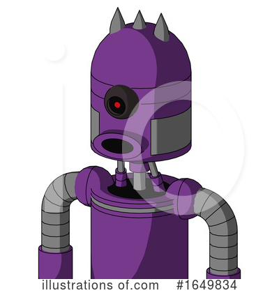 Royalty-Free (RF) Robot Clipart Illustration by Leo Blanchette - Stock Sample #1649834