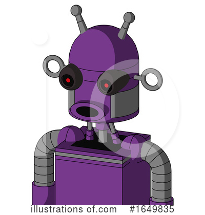Royalty-Free (RF) Robot Clipart Illustration by Leo Blanchette - Stock Sample #1649835