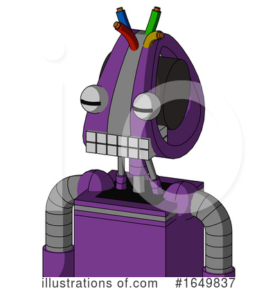 Royalty-Free (RF) Robot Clipart Illustration by Leo Blanchette - Stock Sample #1649837