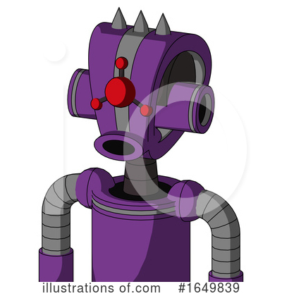 Royalty-Free (RF) Robot Clipart Illustration by Leo Blanchette - Stock Sample #1649839