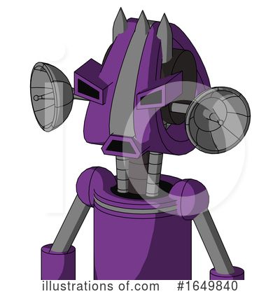 Royalty-Free (RF) Robot Clipart Illustration by Leo Blanchette - Stock Sample #1649840