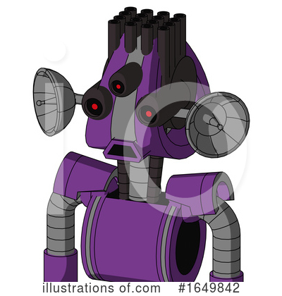 Royalty-Free (RF) Robot Clipart Illustration by Leo Blanchette - Stock Sample #1649842