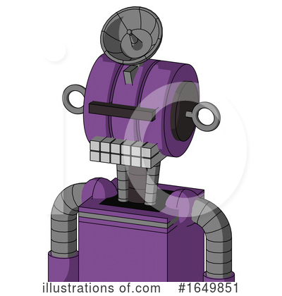 Royalty-Free (RF) Robot Clipart Illustration by Leo Blanchette - Stock Sample #1649851