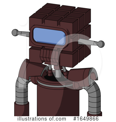 Royalty-Free (RF) Robot Clipart Illustration by Leo Blanchette - Stock Sample #1649866